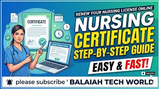 Nursing certificate renewal 