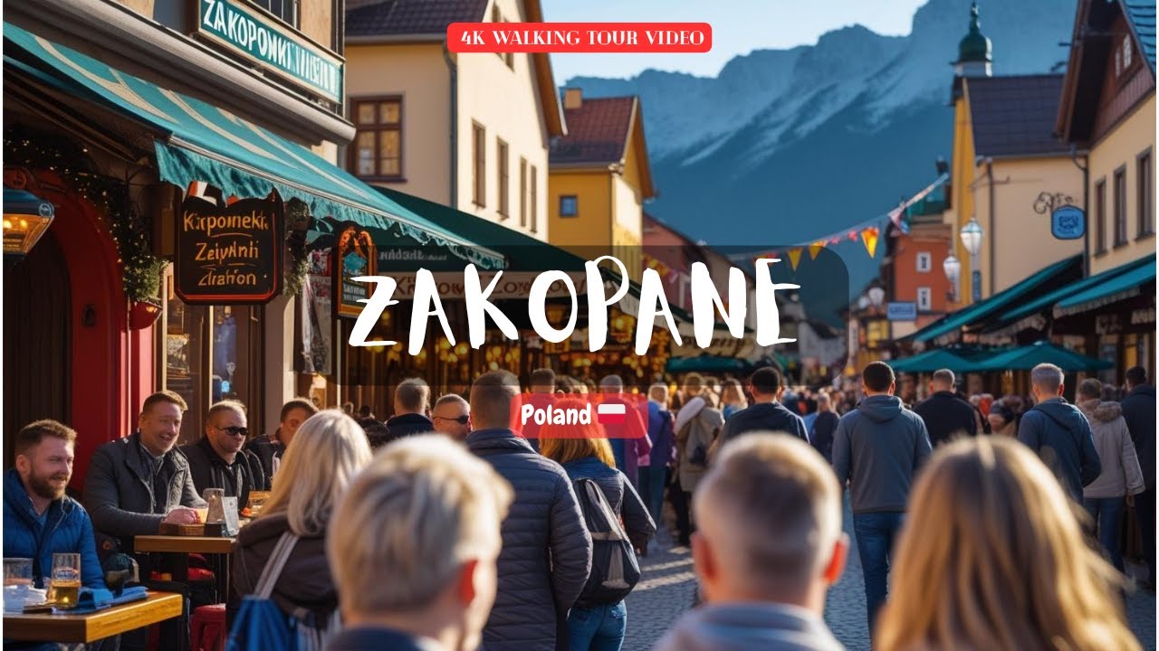 4K Walk in Zakopane, Poland ⛰️ | Explore the Town & Information on Top Day Trips & Hidden Gems!