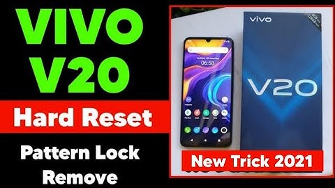 Vivo V20 / V20 Pro Hard Reset | Vivo V20 Pin Lock, Pattern Lock Remove Trick 2021