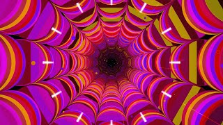 Abstract Color Vj Loop Tunnel | No Copyright Background Video | No Copyright Stock Video