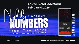 END OF DASH SUMMARY ($438.54): February 4, 2026