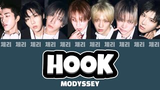 【MODYSSEY (모디세이-モディセイ)】  HOOK (훜)   〈カナルビ/日本語訳/歌詞〉