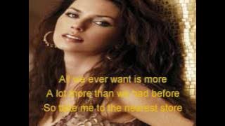 Ka Ching Shania Twain with Lyrics