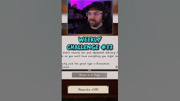 WEEKLY CHALLENGE 33 ✅ | Phasmophobia #shorts