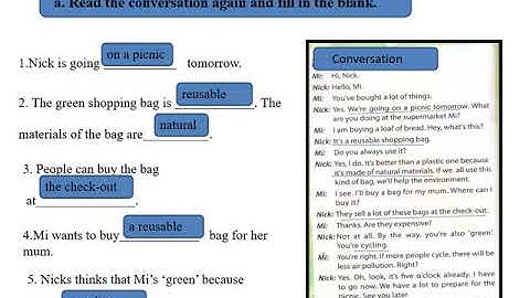 Unit 11 Our greener world Lesson 1 Getting started