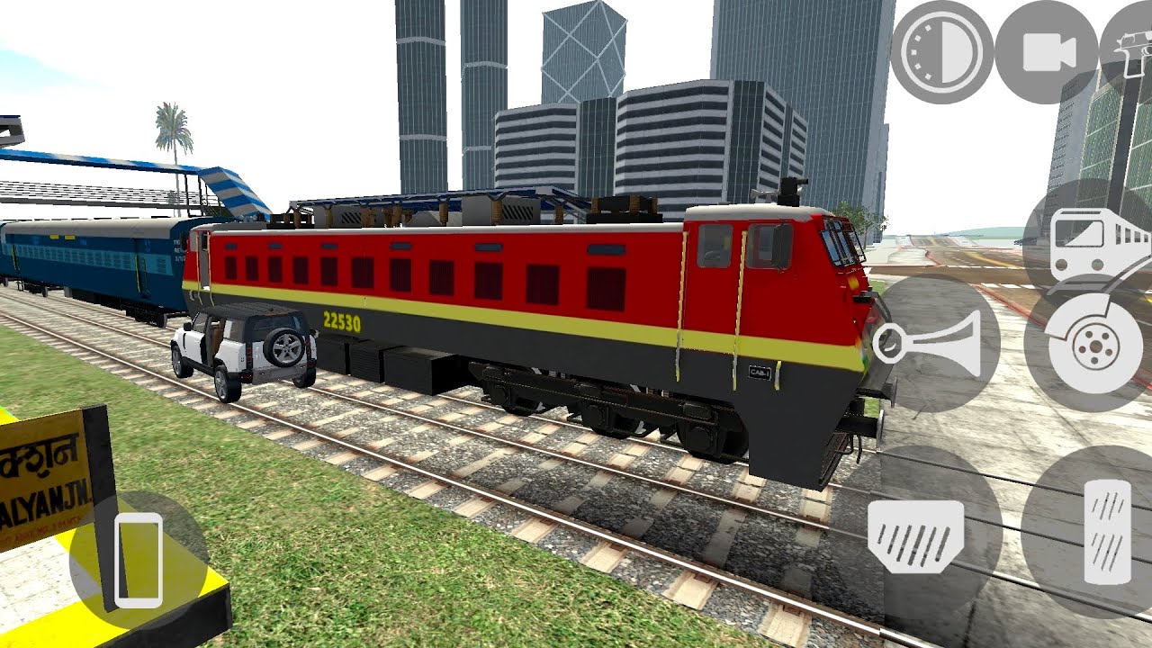 Special train 🚨race and defender race ✅ man || स्पेशल ट्रेन रेस और डिफेंडर कार रेस 