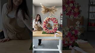Make a flower letter #florist #flowerarrangement #flowers #floristry #floristdesigner #art #flowers
