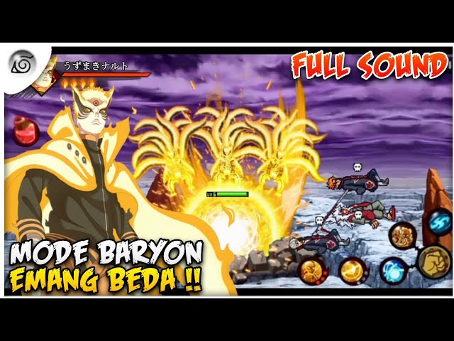 Mantap Lah Pokoknya !! Sprite Naruto Baryon Mode | Mod Naruto Senki Terbaru class=