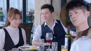 The boss is jealous when he saw his brother and the beautiful assistant having dinner together