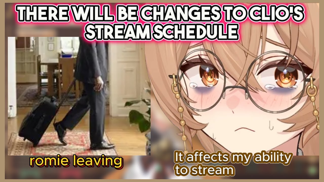 Clio Talks About The Changes to Her Stream Schedule and Explains Why They’re Happening 👀| Clio Aite