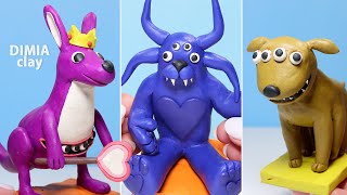 New Bosses Making Garten of Banban 3 Monsters Sculptures #10 | Dimia clay