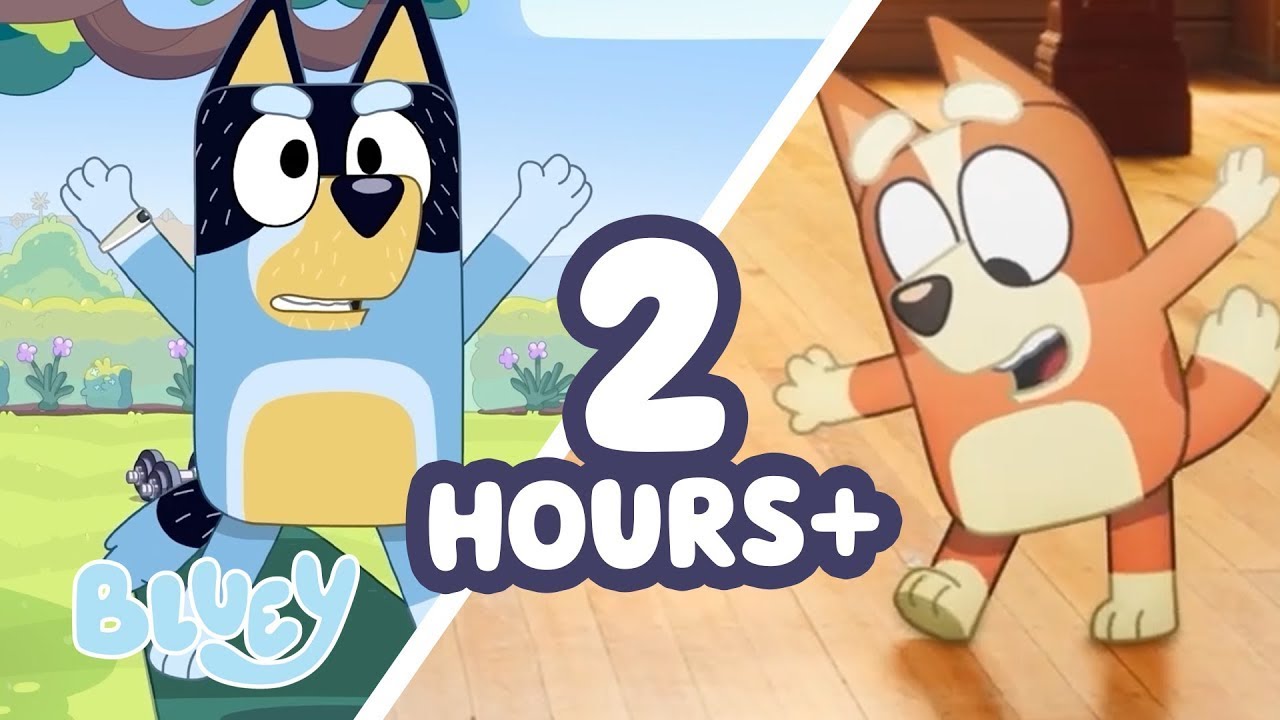 Move Around & DANCE with the Heelers! 🕺 💙 | 2 HOURS of Bluey Adventures ...