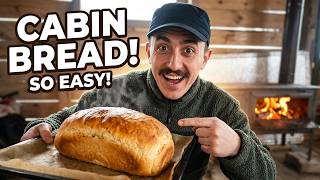 Peaceful Cabin Days | Baking Bread on a Wood Stove & Hillside Work