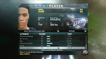 NBA 2k11: My player Attributes and Comentary