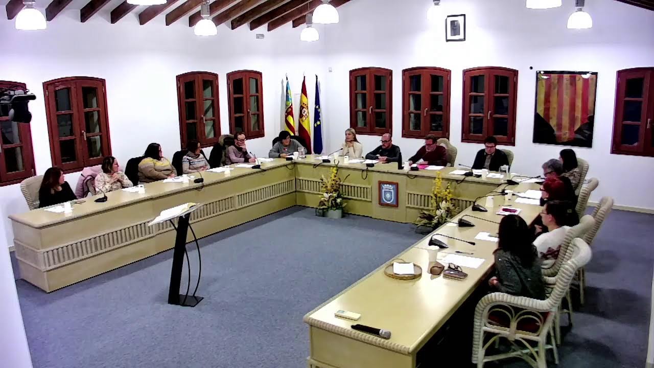 PLENARI ORDINARI AJUNTAMENT DE GATA 27/1/2026