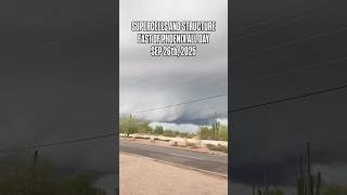 What a crazy chase today! Supercells, shelf clouds and flash floods! #azwx #monsoon #stormchaser
