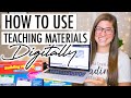 3 Ways to Use Physical Teaching Materials ONLINE