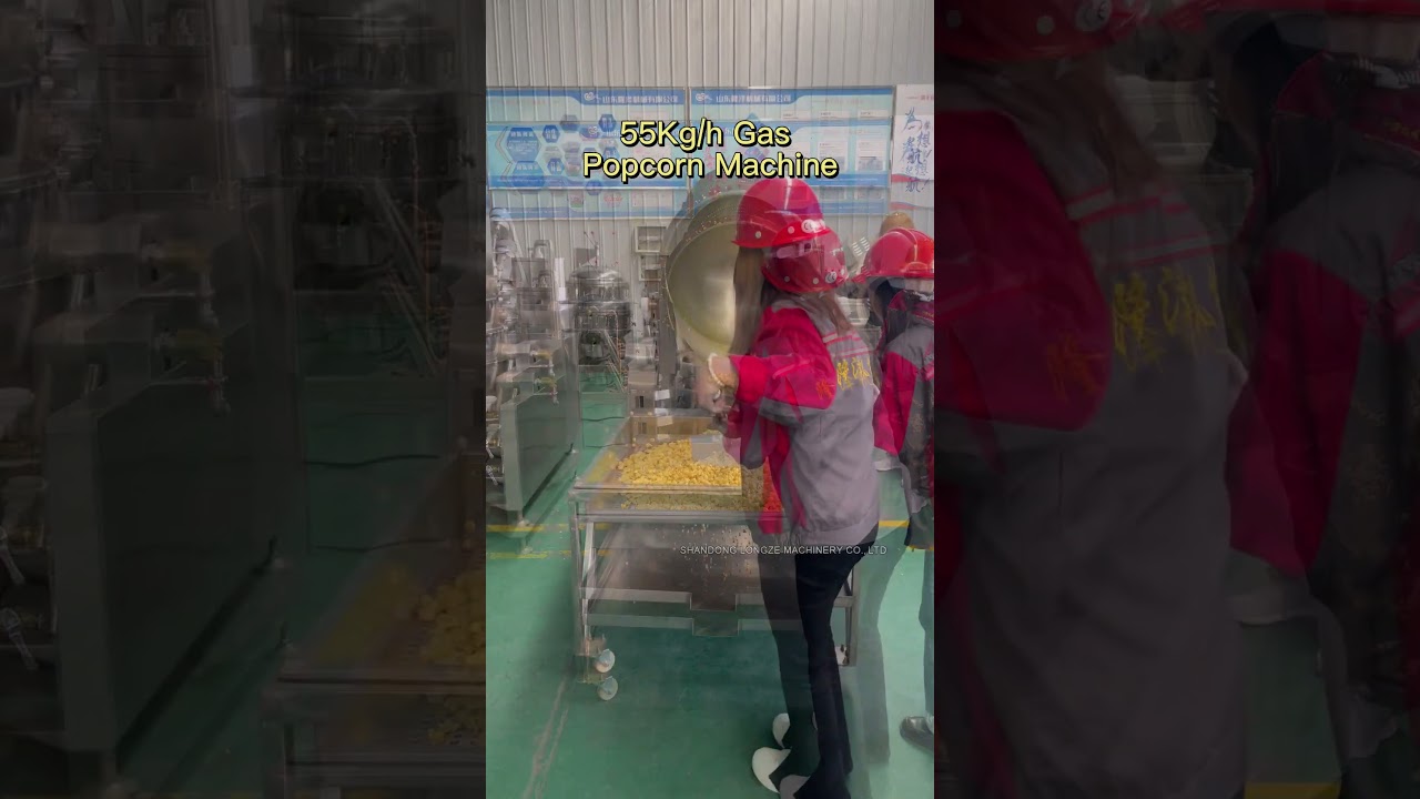 Hard Quality Full Automatic Caramel Popcorn Machine