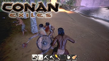 Conan Exiles | Hunting Thralls w/Games4Kicks | Let