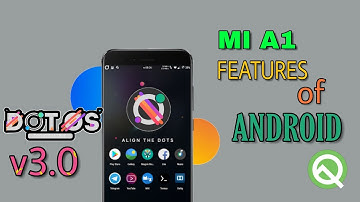 Dot OS v3.0 - Future of Android Q  [ ft. MI A1] 🔥