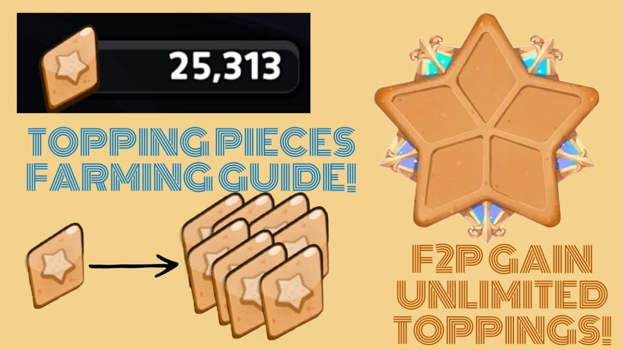 How to Get Free Topping Pieces | Cookie Run: Kingdom - YouTube