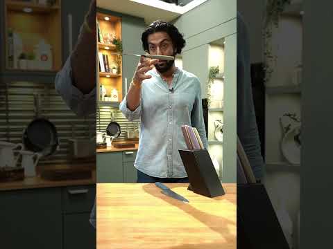 Holding a Knife correctly | Knife basics part 2 (Knives by Victorinox) #shorts | Chef Ranveer Brar