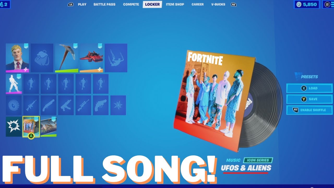 UFOs AND ALIENS Full Song! (Fortnite) YouTube