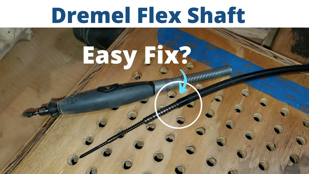 how-to-fix-temporarily-dremel-flex-shaft-issue-youtube