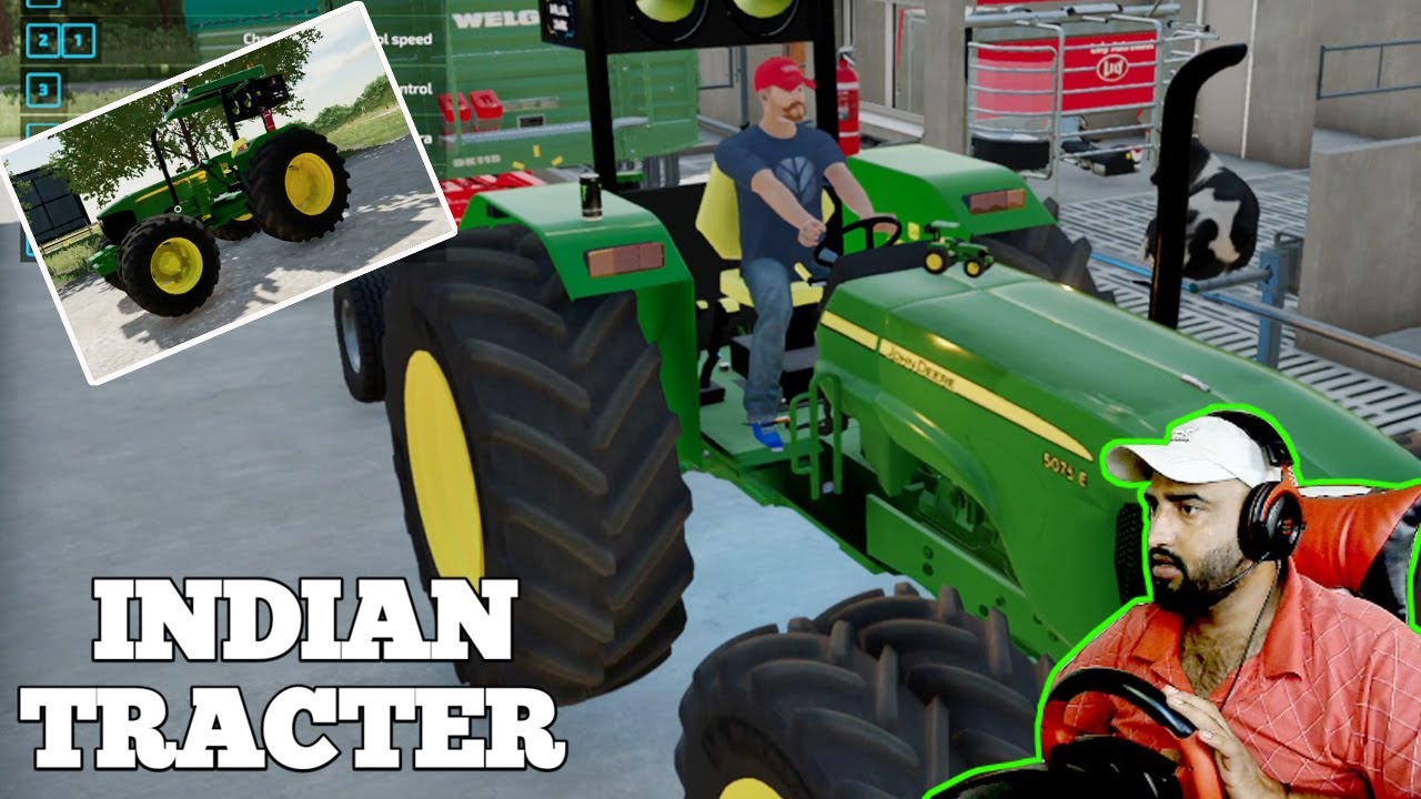 farming simulator 22 Indian mod John Deere | Gameplay With Indian Tracter #punjabigamer #fs22