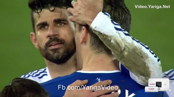 Diego Costa bites Gareth Barry (Red Card) 12/3/2016