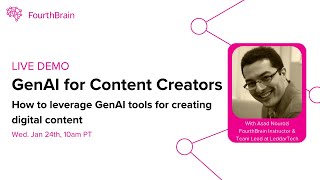 Generative AI for Content Creation