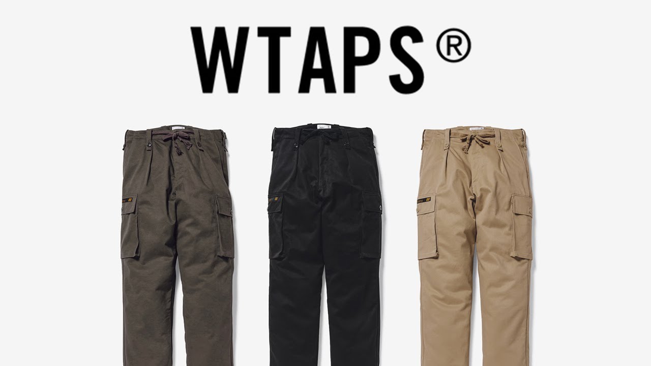 小黑痣【開箱】WTAPS 2020AW JUNGLE COUNTRY /TROUSERS / COTTON. TWILL 寬版 直筒 口袋 工作長褲