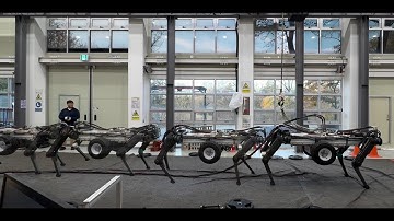 Learning Quadrupedal Locomotion for a Heavy Hydraulic Robot Using an Actuator Model