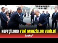 İqtisadiyyat naziri və SOCAR-ın prezidenti neftçilərə yeni mənzillər təqdim etdi