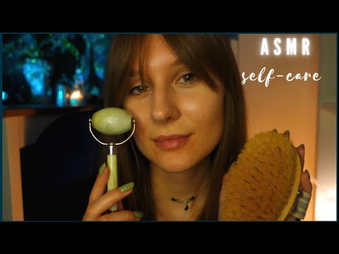 ASMR po polsku 🌙 twój rytuał self-care 🧖🏻‍♀️ SPA przed snem ROLEPLAY (masaż głowy & twarzy, szept)