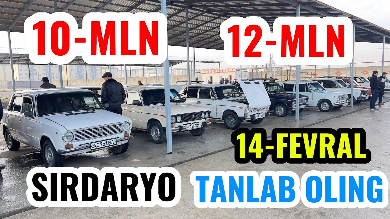14-FEVRAL 10-MLN 12-MLN JUGULI 06.07. VOLGA , LADA SAMARA , LARGUS, NIVA , NARXLARI TANLAB OLING