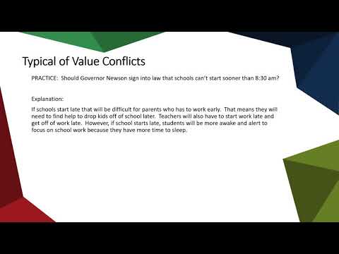 Chapter 5 Value Conflicts