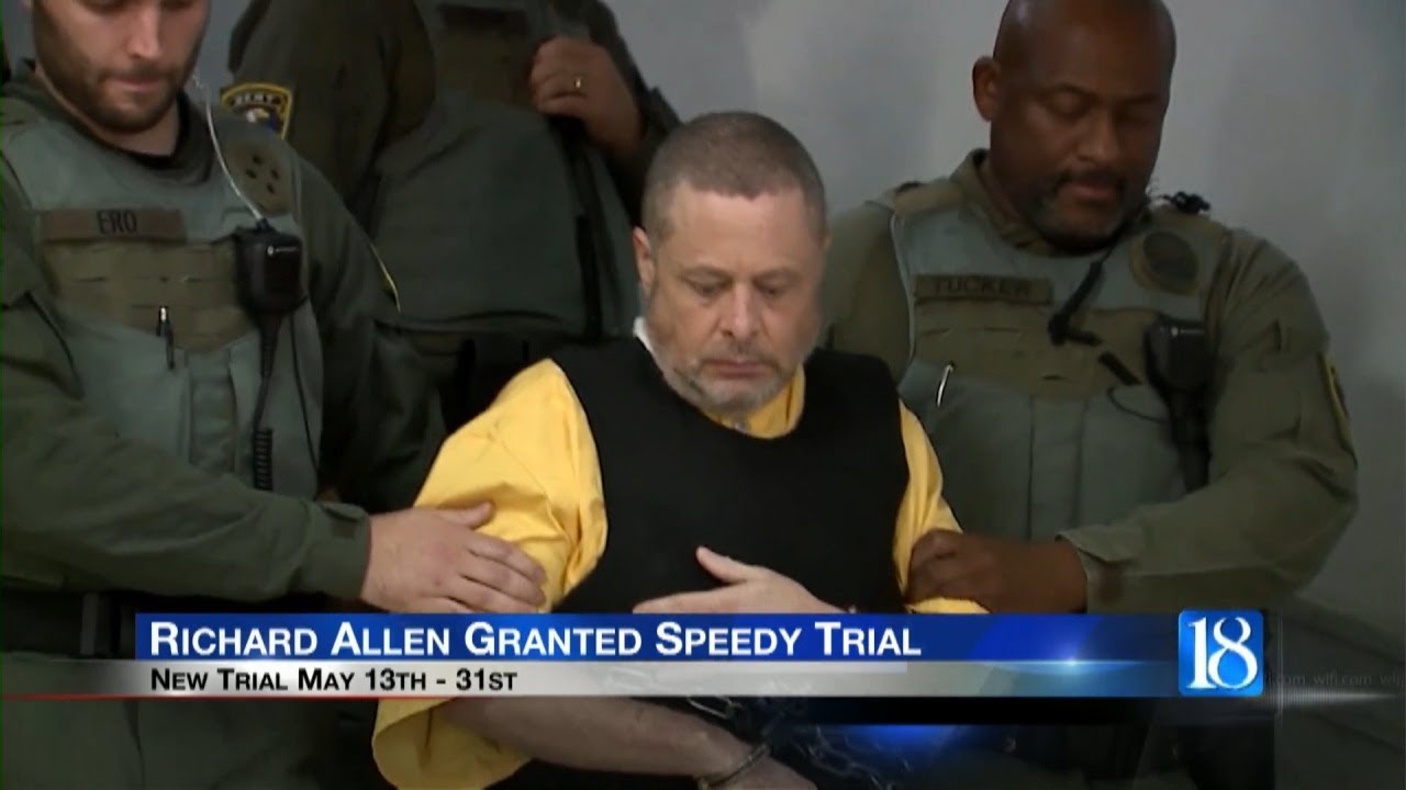 Motion for speedy trial granted in Richard Allen case - YouTube