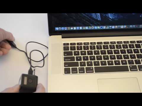 How to Connect a GoPro Hero Session to a MacBook Pro