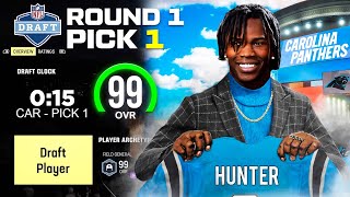 I TRADED UP TO #1 TO DRAFT TRAVIS HUNTER! Panthers S2