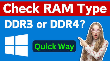 How To Check The RAM Type DDR3 Or DDR4 In Windows 11/10 | Find RAM Type DDR3 Or DDR4