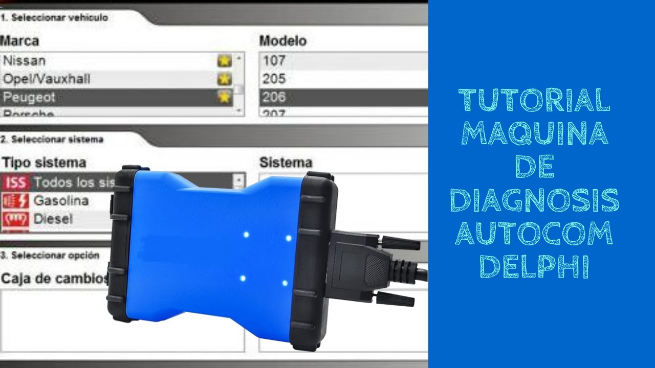 Tutorial Maquina de Diagnosis Autocom Delphi #autodoc #autocom #delphi ...