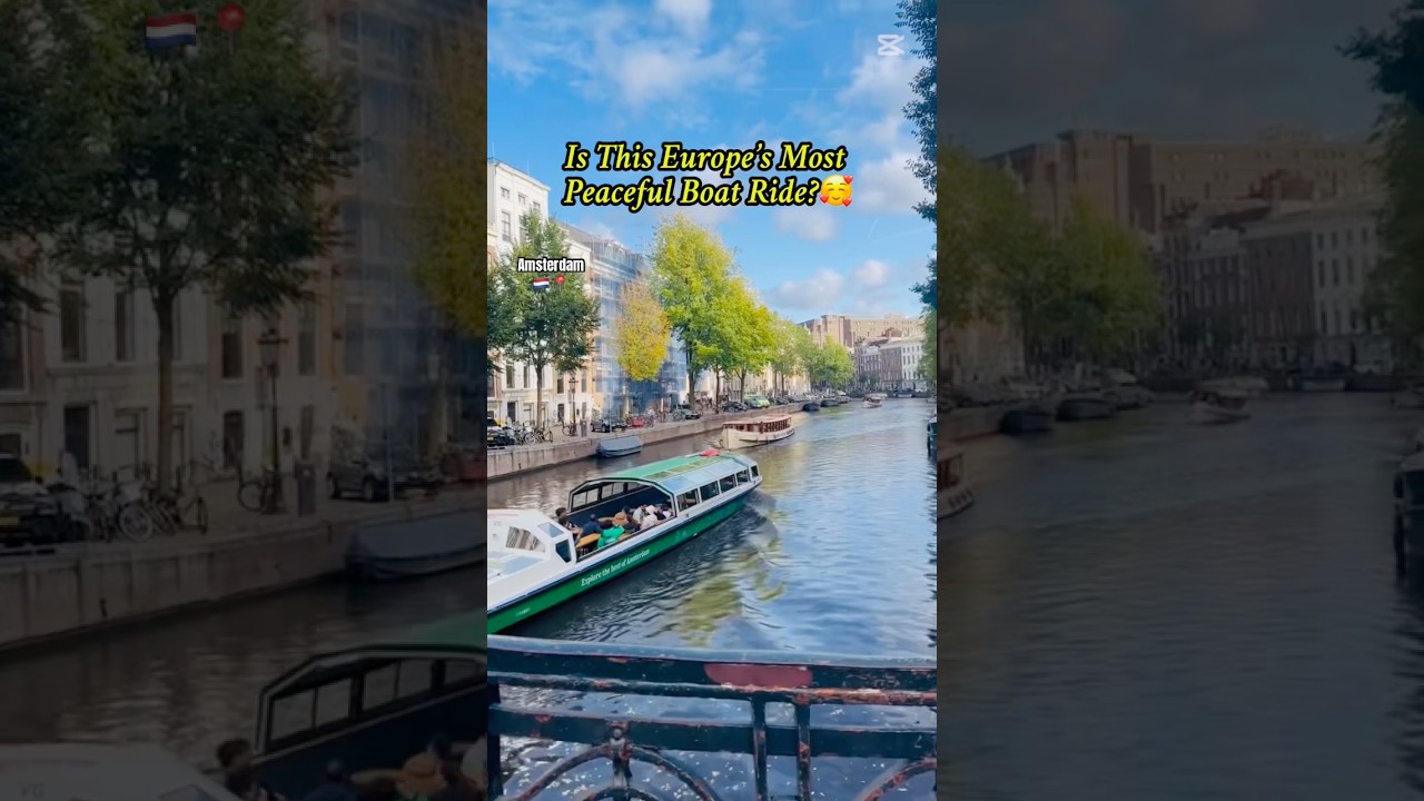 Would You Try This Peaceful Canal Ride?🤩 