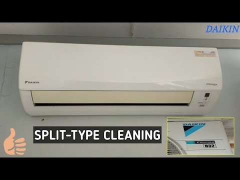 How to clean aircon split type daikin