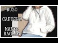 DIY-Cómo hacer un BUZO (Jersey) CON CAPUCHA MANGA RAGLÁN- ABRIGO - Fabiana Marquesini - 298
