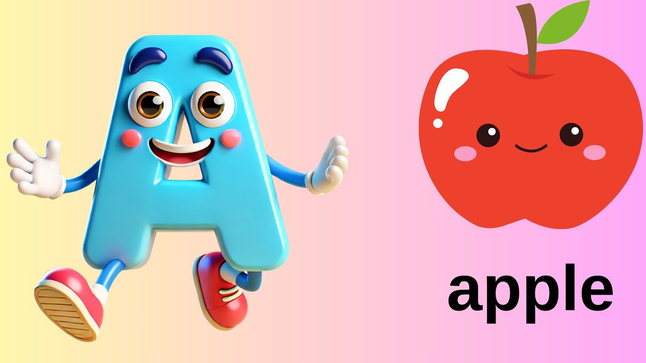 ABC Phonics Song A is for Apple alphabet song, kids songs, fun learning ...