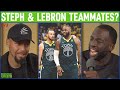 Steph Curry addresses LeBron wanting to team up with him | The Draymond Green Show