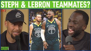 Steph Curry Addresses Lebron Wanting To Team Up With Him The Draymond Green Show