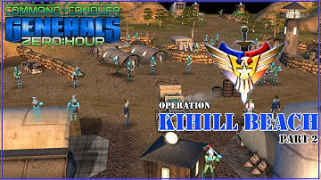 C&C Generals Zero Hour USA01 Operation Kihill Beach part 2