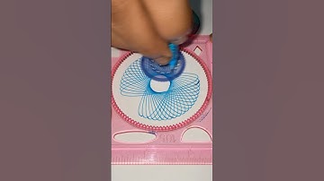 Amazing Spirograph design video 😮 #shorts #art #artdesign #satisfying #spirograph